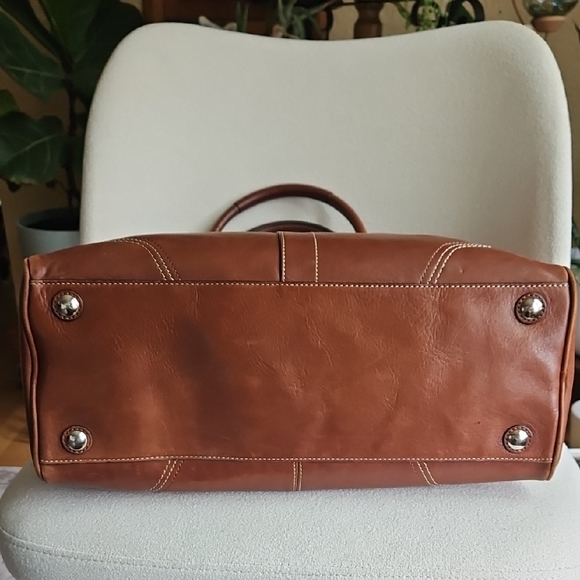Brown Leather Tote Bag - Picture 4 of 7
